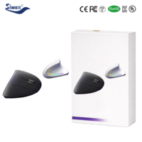 Souris verticale sans fil à double mode, silencieuse, stéréo, ergonomique, avec charge sans fil et autres interfaces, pour bureau, tablette et ordinateur