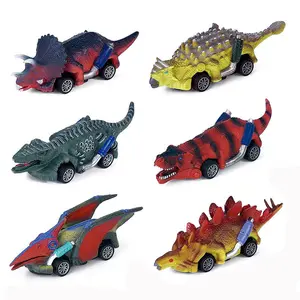 Traagheid Speelgoed Dinosaurus Auto Kind Jongen Puzzel Tyrannosaurus Rex Accessoires Diermodel