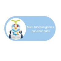 Poussette multifonctionnelle Bao Han avec panneau de jeu éducatif et musique pour bébés