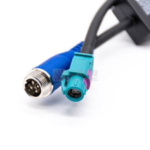 Cable Fakra HSD LVDS de 4 Pines a Cable de Aviación Macho GX12 de 4 Pines - Product Image 3