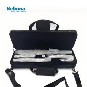 <span class=keywords><strong>Flauta</strong></span> de tubo curvado de cuproníquel plateado de 16 orificios - <span class=keywords><strong>Flauta</strong></span> de doble cabeza para niños - Tono C - Product Image 6