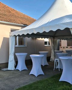 Tente Pagode Haut de Gamme en PVC Blanc sur Mesure pour Banquets Extérieurs, Festivals, Réceptions et Événements Commerciaux - Product Image 6