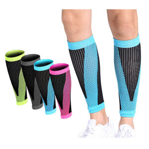 Mangas de compresión transpirables de punto sin pie para pantorrillas, ideales para correr, ciclismo y baloncesto - Product Image 6