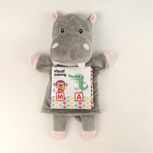 Libro Sensorial de Tela para Bebés, Lavable, Reciclable, en Inglés y Chino, con Historias, Alfabeto y Marioneta de Mano - Product Image 2