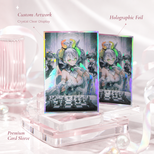 Pochettes pour cartes personnalisées imprimées, finition holographique, transparentes comme du cristal, durables, surface lisse, OEM ODM, <span class=keywords><strong>protection</strong></span> pour cartes de collection - Product Image 2