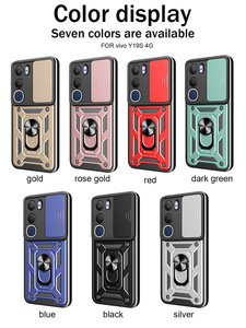 Funda Protectora para Teléfono Vivo X300/X300 Pro/X200 FE/S30 Pro Mini/<span class=keywords><strong>X80</strong></span> Lite, Anti-caídas, Protección Completa, con Anillo Giratorio - Product Image 2