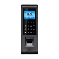 Terminal de Control de Acceso a Puertas TF70 con Software en la Nube, Desbloqueo por Aplicación de Teléfono Inteligente, Teclado Táctil, Huella Dactilar Biométrica y RFID