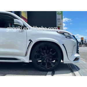 Applicable au kit carrosserie Lexus <span class=keywords><strong>LX570</strong></span> <span class=keywords><strong>LX570</strong></span> fibre de carbone large corps roue sourcil <span class=keywords><strong>WALD</strong></span> version <span class=keywords><strong>LX570</strong></span> garde-boue large - Product Image 5