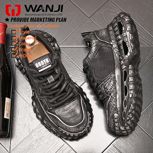 2025 nuovo stile Versatile traspirante sport stile Walking scarpe spesse suole di moda Sneakers per gli uomini - Product Image 4