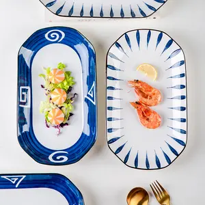 Pratos e pratos de cerâmica, garrafas de qualidade, pratos e pratos estilo nórdico, aro de ouro branco e ouro de 12 polegadas