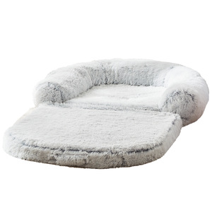 최신 제품 편안함 빨 대형 개 침대 이동식 접을 수있는 개집 개 매트 개 침대 - Product Image 4
