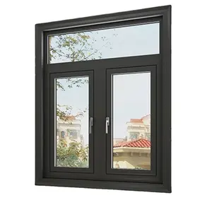 China Good Aluminum soundproof Windows House Commercial Glass casement Windows