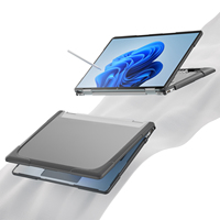 Housse de protection antichoc 2 en 1 à double couche avec support pour HP ENVY X360 °   Étui pour ordinateur portable 14 pouces 2024