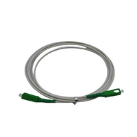 Fiber SC/APC to SC/APC Monomode SM Simplex White 9/125 Fiber Optic Patch Cable - Singlemode G652D or G657A