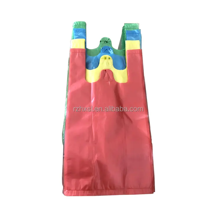 ロゴ付き不織布クリアカスタムストア厚手のプラスチック製ショッピングバッグ