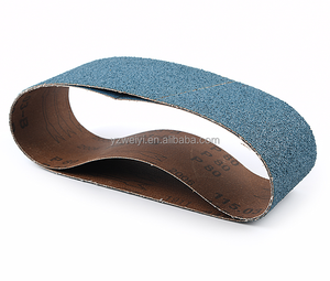 Cinta de <span class=keywords><strong>lija</strong></span> de poliéster de alta resistencia <span class=keywords><strong>con</strong></span> soporte en Y para <span class=keywords><strong>afilar</strong></span> cuchillas, pulir metales y desoxidar - Product Image 1