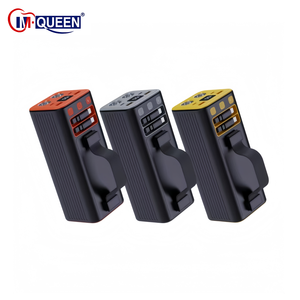 High Capacity Power Bank 50000mAh Type C Dual <b>USB</b> 2 Integrated <b>Cables</b> Digital Display 2 LED Lights OEM ODM Power Bank for Phone - Product Image 1