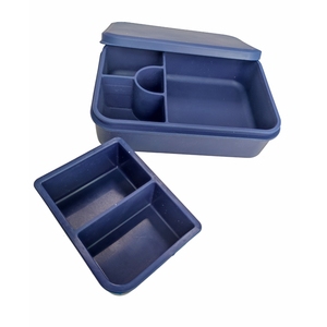 Household High Quality Silicone <b>Bento</b> <b>Lunch</b> <b>Box</b> Leakproof <b>Kids</b> with Food Utensils 1-3L Capacity Snack Containers for Toddlers - Product Image 5