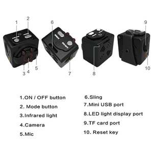 <span class=keywords><strong>SQ8</strong></span> Mini Cámara HD 1080P Mini DV Cámara DE SEGURIDAD DE FÁBRICA Mini cámara de visión nocturna - Product Image 4