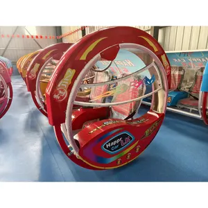 Amusement Park Rides 360 Degree Wheel Rotating Rolling Car Electric Happy Car Le Bar Car For Adults