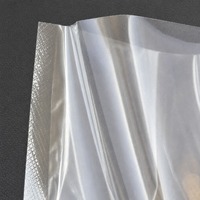 Sachet sous vide transparent barrière à l'oxygène et à l'humidité, scellé sur trois côtés (PA/PE) pour grains de café en vrac
