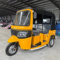 Venta Especial: Vehículo Eléctrico Tuk Tuk de 3 Ruedas, 4 Pasajeros, 4500w, 150km de Autonomía, Triciclo Eléctrico para Adultos con Techo Blando