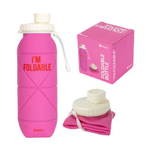 Fisura <b>Foldable</b> <b>Bottle</b> 500Ml Collapsible <b>Water</b> <b>Bottle</b> For Outdoor Use - Product Image 1