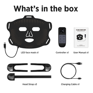 Nuova Maschera Facciale OSTO in Silicone con 4 Colori, Terapia a Luce LED <span class=keywords><strong>Blu</strong></span>, Rossa e Infrarossa per Viso e Collo - Product Image 6