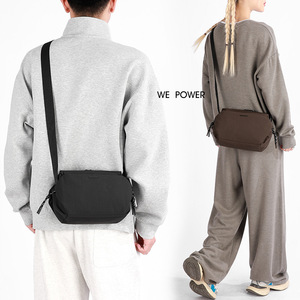 Bolso cruzado sencillo y nuevo para hombre y mujer, tela de nailon con patrón de avestruz, ligero, de gran capacidad, para escalada al aire libre - Product Image 2