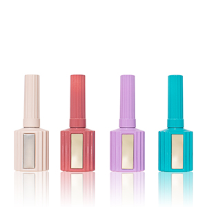 Boccetta in vetro da 12ml per smalto gel colorato, nuovo stile, personalizzabile con il tuo logo, design personalizzato, con pennello integrato - Product Image 1