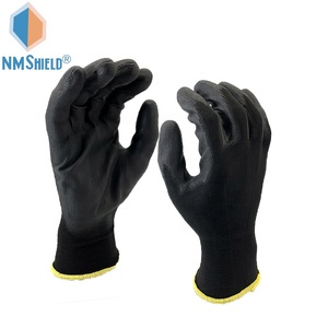 NMSHIELD Guantes recubiertos de PU personalizados Montaje de protección de trabajo Guantes de almacén Guantes De Trabajo - Product Image 6