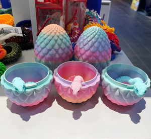 Juguetes Lindos de Alta Calidad, Juguetes Antiestrés de <span class=keywords><strong>Anaconda</strong></span> Impresos en 3D, Huevo de Serpiente para Armar para Niños con Ojos Impresos en 3D y Serpiente en el Interior - Product Image 3
