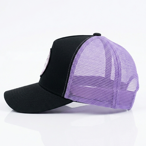 Casquette de camionneur en tissu Oxford Dobby à 6 panneaux avec logo personnalisé, broderie personnalisée de haute qualité, casquette de camionneur sportive pour équipe sportive - Product Image 3