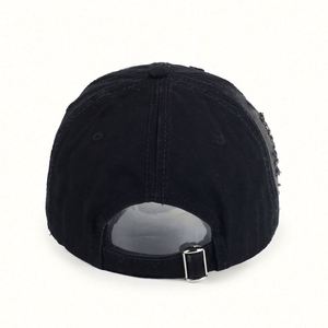 Factory OEM Personalized Unstructured Washed 100% Cotton <b>Plain</b> Distressed Common Image Dad Hats Embroidery Baseball <b>Caps</b> - Product Image 6