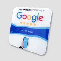 Venta al por mayor 13,56 Mhz NFC 213/215/216 programa Google NFC revisión etiqueta acrílico NFC tarjeta