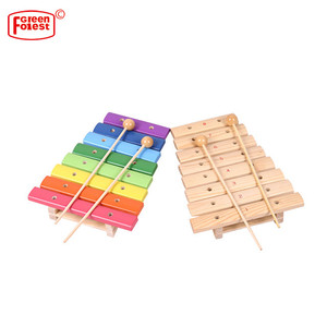 Mini Piano Xilófono de Madera de 12 Teclas Arcoíris, Juguete - Product Image 2