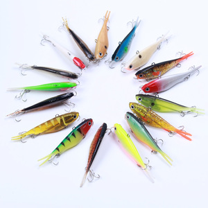 Leurre souple en PVC Liansen, plaqué plomb, pour <span class=keywords><strong>truite</strong></span>, avec queue fendue, 9,5 cm, 20 g, leurre artificiel longue portée avec hameçons, pour la pêche en rivière, vente en gros - Product Image 1