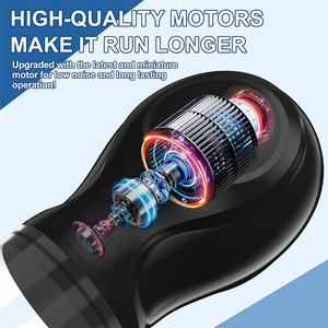 Masturbador Masculino Eléctrico Bomba de Pene con 6 Intensidades Modos de Succión Juguetes Sexuales para Entrenador de Pene Ayuda con Tamaño Más Grande - Product Image 4