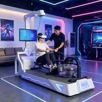 Simulateur de Rameur VR, Équipement de Parc d'Attractions Intérieur, Machine de Jeu de Fitness en Réalité Virtuelle, Appareil de Jeu Sportif VR pour Arcade