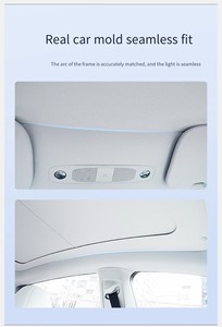 Con lăn loại cửa sổ trời dù để che nắng Rèm cho Tesla mô hình y, UV bảo vệ nhiệt kính cách nhiệt mái nhà băng pha lê dù để che nắng - Product Image 6