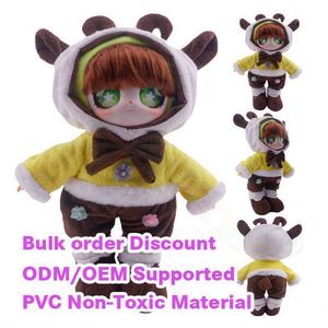 Hot Sale Cute Animal Plushie Collection Monster Series Macaron Doll One Seat Miniature <b>Vinyl</b> Stuffed Toy Mysterious Blind <b>Box</b> - Product Image 6
