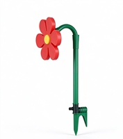 Arroseur de jardin en plastique à 360 degrés, arroseur portable sur piquet, arroseur en forme de fleur, arroseur agricole