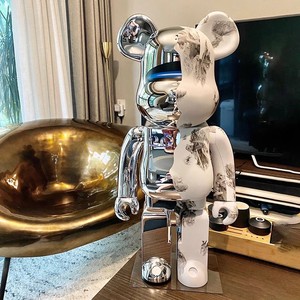 BearBrick 400% blocs de construction d'ours violents en plastique salon Art ornement 28cm - Product Image 4