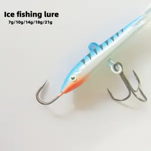 Vente chaude leurre de pêche sur glace d'hiver VIB équilibreur d'appâts en métal artificiel 7g-21g appâts de pêche sur glace durs pour Pesca Tackle