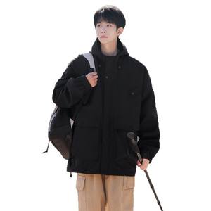 ANSZKTN 2025 nouveau décontracté col montant vestes à capuche pour garçons <span class=keywords><strong>Junior</strong></span> lycée personnes âgées jeunesse printemps automne <span class=keywords><strong>veste</strong></span> - Product Image 5