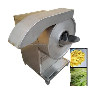 Industrial Electric Cassava Crisp Carrot Slicer Fries Cutting Sweet Potato Chips French Fry Cutter Machine