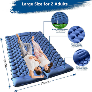 Colchón Inflable de Camping, Ultraligero, Portátil, de PVC, Doble, Impermeable, Plegable, Marca <span class=keywords><strong>Goodwin</strong></span> - Product Image 2
