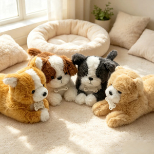 Juguete de Peluche Realista de Cachorro, Surtido, Venta al por Mayor de Fábrica, Juego de Regalo Personalizado OEM para Niños, Colección para Amantes de Mascotas, Cumpleaños - Product Image 3