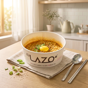 Famoso Recipiente de Papel Estilo Hangang Park de 1600cc, Hecho en Corea, para Preparar K-Ramen Instantáneo, Exportador Global - Product Image 1