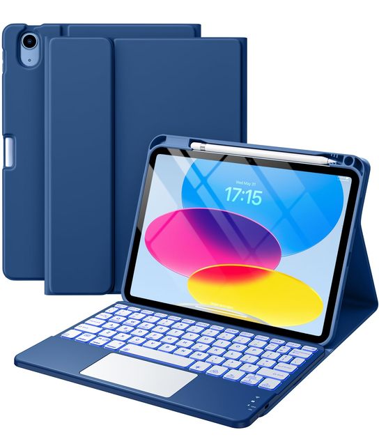 OEM ODM Keyboard Case for A16 11th10th Generation Tablet 11 inch109 inch with MultiTouch Trackpad 7 Colors Backlit Detachable Ke
